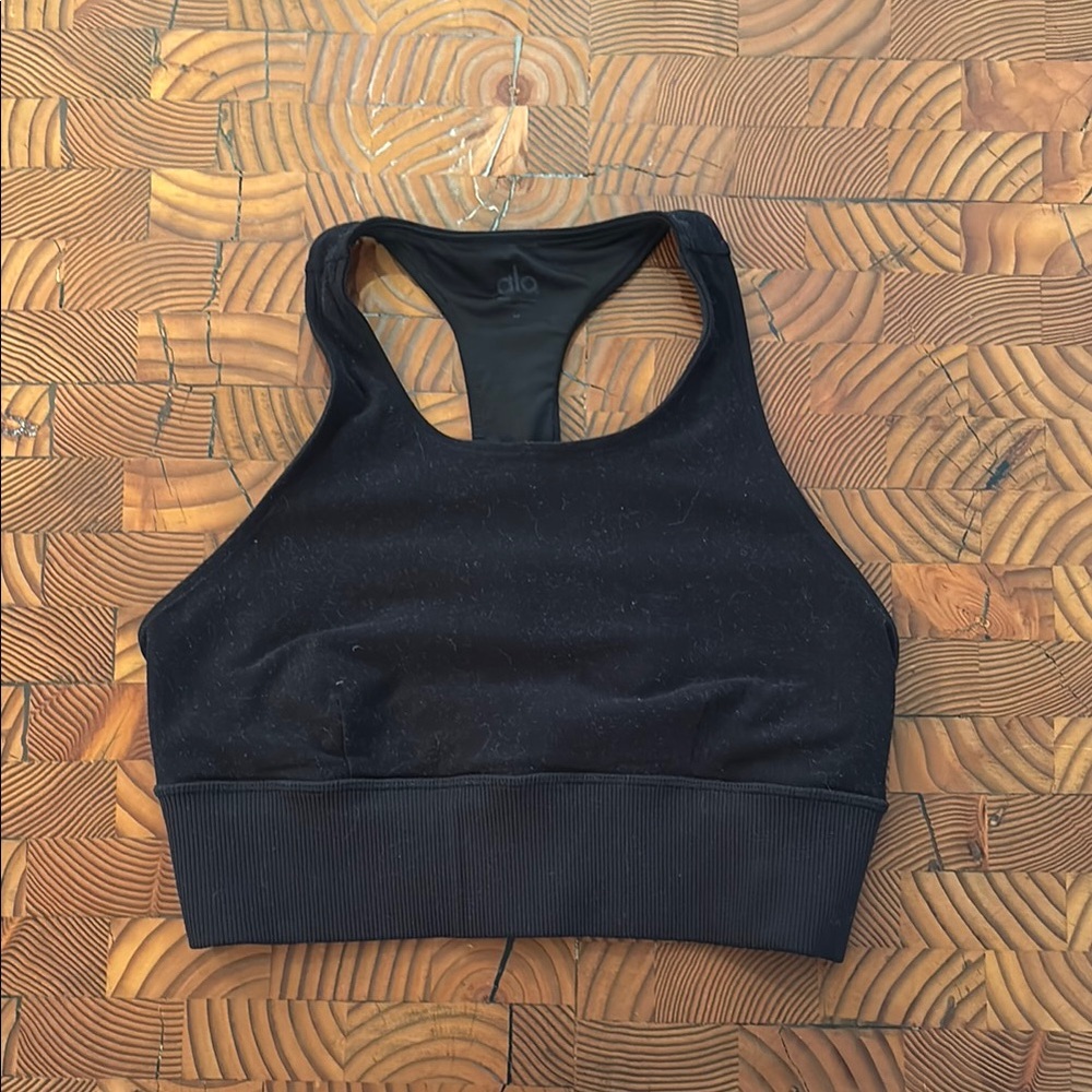 ALO Yoga Black Sports Bra medium